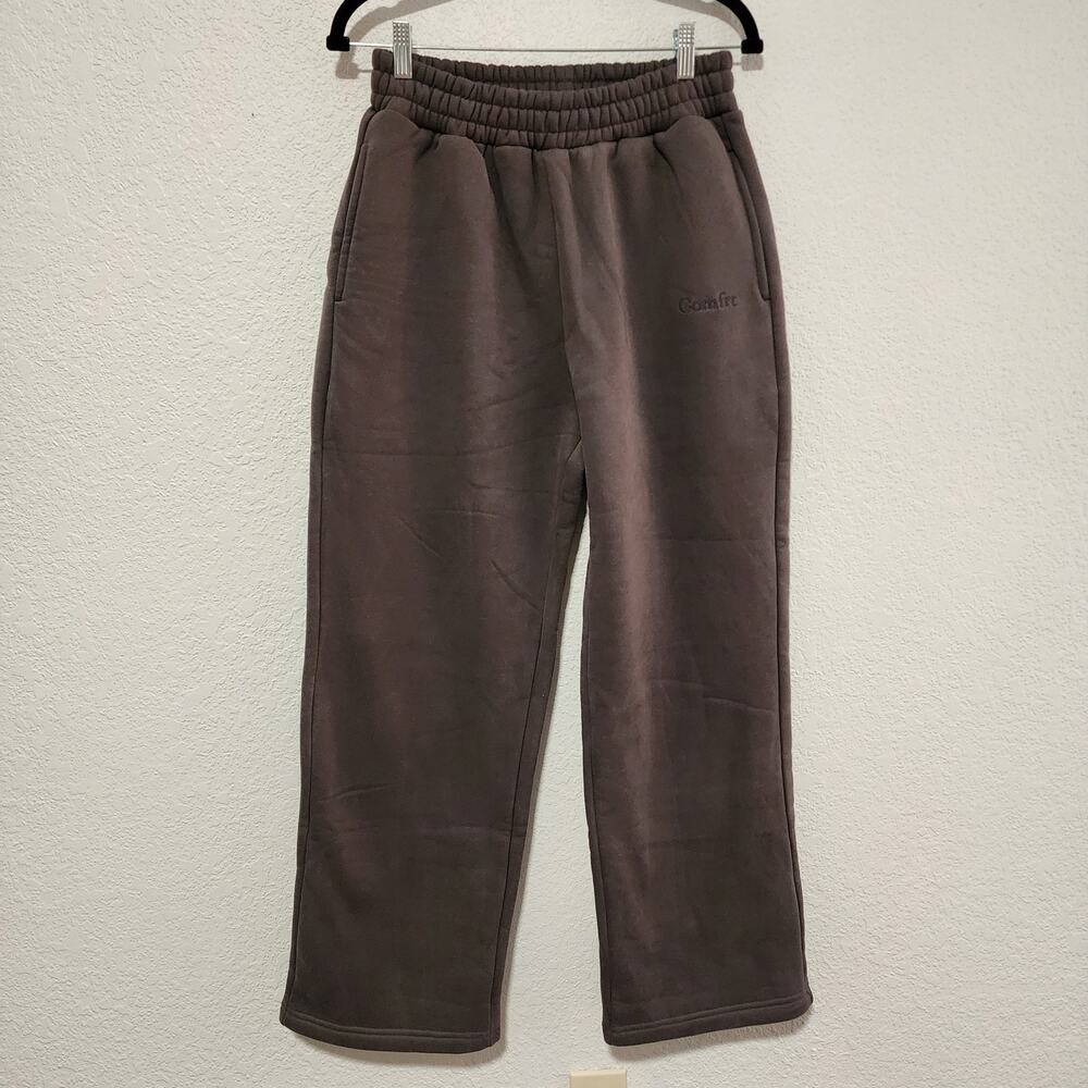 Comfrt Steel Gray Signature Straight Leg Sweatpants Joggers Medium Athletic